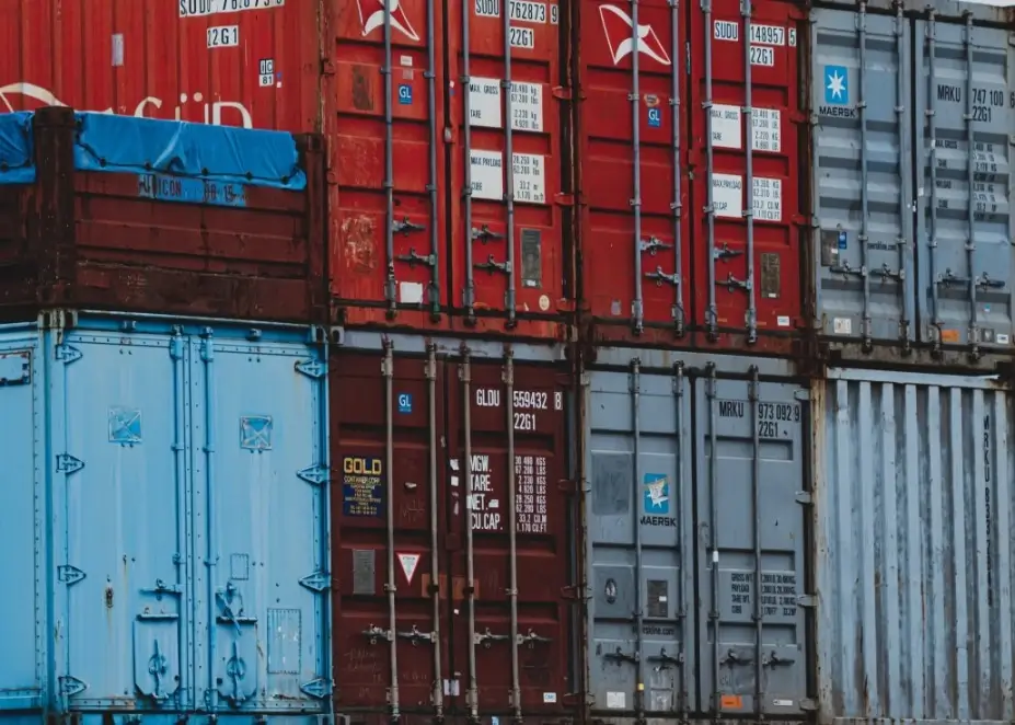 container som används vid logistik